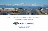 City of Centennial Fiber Master Plan Version 1.0 City of Centennial... · Microsoft Word - City of Centennial Fiber Master Plan Version 1.0.docx Created Date: 20160307213728Z ...