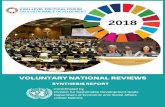 2018 Synthesis of Voluntary National Reviews · 2018 SYNTHESIS OF VOLUNTARY NATIONAL REVIEWS 8 SDG budgets through inter-ministerial cooperation. A variety of different mechanisms