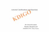 Arterial Calcifications and functions - kdigo.org · Klotho levels are reduced in CKD mice and CKD patients, and soft tissue calcification is observed in CKD ... SAP-stable ang.pect