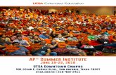 BROUGHT TO YOU BY - utsa.edu · The Advanced Placement® Summer Institute (APSI) is administered by UTSA Extended Education and endorsed by the Southwestern Region of the College