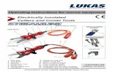 Operating instructions for rescue equipment ... - lukas.com¤te... · 1 3 5 7 8 9 13 Mono-coupling system: 10 8 Pressure hose line 9 Return hose line 10 Mono-coupling nipple 11 Plug
