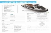 TOURING 2019 GTX LIMITED - sea-doo.com · innovation, BRP reserves the right at anytime to discontinue or change specifications, price, design, features, models or equipment without