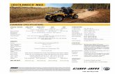 O 2014 utLaNDEr Max - brp.ca · BRP highly recommends that all ATV drivers take a training course. For safety and training information, see your dealer or, in U.S.A. call the ATV
