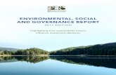 ENVIRONMENTAL, SOCIAL AND GOVERNANCE REPORT Data/MainePERS 2017 ESG Report...Environmental, Social and Governance Policy as articulated in the MainePERS Engagement Policy (2.7). MainePERS