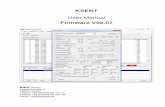 KSENT User Manual Firmware V02 - kopfweb.de · KSENT User Manual Firmware V02.07 KOPF GmbH Kapbachstraße 6 76829 Landau ... 17.09.2014 C:\KSent\Common\Specifications\KSENTUserManual.doc