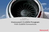 Honeywell CLEEN Projects Briefing 2012 - Federal … content (D1414) •Nitrile –D4054 requires >1000 psi –~1700 psi over fuel spec range •Fluorosilicone –D4054 requires >500