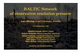 BALTIC Network of observation resolution pressure · L. Bärring: BALTIC Network of observation resolution pressure AOPC Surface Pressure Group Workshop, UEA, Norwich 21-22 November