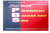 Jurnal PBS Vol 7 - UNS Institutional Repository39).pdf · Seni Hudaya di SMP Negeri di Surakar'a FRIP Adam Wa/'ida FKI/' Universi,'as Surakarta) ... Penerapan Pendekatan Komunikatifdalam