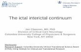 The ictal interictal continuum - Nsicu.runsicu.ru/.../file/555/Jan_Claassen-Ictal_interictal_continuum.pdf · The ictal interictal continuum Disclosures: Research Support: Columbia