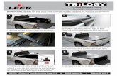 Tri-Fold Tonneau Cover Installation Instructions · Tri-Fold Tonneau Cover Installation Instructions 1.) Wash truck bed. Place the cover on front of truck bed (cab end). ... J. Tail