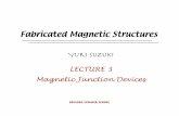 Fabricated Magnetic Structures - boulderschool.yale.eduboulderschool.yale.edu/sites/default/files/files/suzuki_3.pdf · Yuri Suzuki. Boulder Summer School Lectures on Fabricated Magnetic