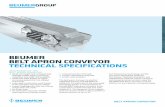 BEUMER BELT APRON CONVEYOR TECHNICAL … · ADVANTAGES OF THE BELT APRON CONVEYOR ››Small net weight and increased belt strength enable higher conveying capacities and larger