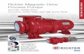 Richter Magnetic Drive Process Pumps RMI, RMI-B, RMA, RMA-B · RMI, RMI-B, RMA, RMA-B 2 Lined magnetic drive process pumps Fields of application Corrosive, environmentally critical