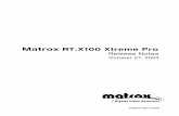Matrox RT.X100 Xtreme Pro Release Notes · Upgrading your version of Adobe Premiere Upgrading your version of Adobe Premiere If you purchased your Matrox RT.X100 Xtreme bundled with