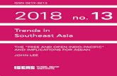 ISSN 0219-3213 2018 no. 13 - iseas.edu.sg · ISSN 0219-3213. 2018. no. 13. Trends in Southeast Asia. THE “FREE AND OPEN INDO-PACIFIC” AND IMPLICATIONS FOR ASEAN. JOHN LEE. 30