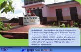 by the Community in Income Areas in by its Network the ... · SANIMAS 2000‐2010 From the Idea to more than 100.000 Beneficiaries ‐ A Brief History ‐ 1998 – 2003 From the Idea