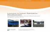 Lessons in Urban Sanitation Development · Indonesia Sanitation Sector Development Program 2006-2010 1.1 Sanitary conditions in Indonesian cities With a population of approximately