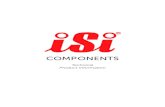 COMPONENTS - isi.com · iSi Components GmbH Kürschnergasse 6a 1217 Vienna T +43 (1) 250 99- 803 ico@isi.com Gas cylinders for technical Innovations 2. Gas cylinders for technical