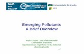 Emerging Pollutants A Brief Overview - UFZ · dosage. The findings suggest that appreciable risks to health arising The findings suggest that appreciable risks to health arising from