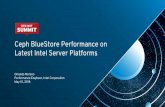 Ceph BlueStore Performance on Latest Intel Server Platforms · Intel drives evaluated - Intel® Optane™ SSD DC P4800X 375GB and Intel® SSD DC P3700 1600GB. Samsung* drives evaluated