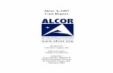 Alcor A-1497 Case Report - 1497 P a g e | 2 Alcor A-1497 Case Report Contents: 1. Overview Page 3 2. Personnel Page 3 3. Medical History Page 4 4. Pre …
