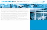 ANTENNAS - abg.systems · ABG Systems offers the market a series of antennas operating at 13.56 MHz HF and UHF 865MHz-868MHz (UHF ETSI) and 902MHz-928MHz (U HF FCC) frequencies, designed