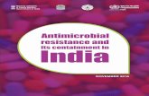 Antimicrobial resistance - searo.who.int · 30-09-2016 · Executive summary Background The relentless march of antimicrobial resistance (AMR) has emerged as a public health concern,