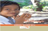 ANNUAL REVIEW 2013 Report...Annual Review 2013 - Wahana Visi Indonesia 7 Teenagers equipped with income-generating skills About 75 teenagers in Jakarta have been supported to complete