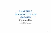 CHAPTER 6 NERVOUS SYSTEM G00-G99 - CDPHO · Parkinson's Disease Parkinson's disease, also known as parkinsonism, is a chronic, progressive disorder of the central nervous system characterized