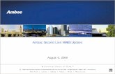 Ambac Second Lien RMBS Update Second Lien Update.pdf · 6 ABK Second Lien Portfolio Performance Shows Signs of Improvement fTrend line for 30 – 59 day delinquencies for CES and
