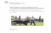 Macroalgae as feed supplement for reduction of methane ... · - Overview of current knowledge and potential Nordic species Makroalger i foderstat för reduktion av metangasutsläpp