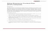 Exposure Control Plan (ECP) .Silica Exposure Control Plan (ECP) Silica Exposure Control Plan (ECP)