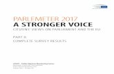 PARLEMETER 17 A STRONGER VOICE · PARLEMETER 17 STUDY - Public Opinion Monitoring Series Directorate-General for Communication Public Opinion Monitoring Unit October 2017 - PE 608.759