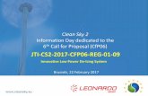 JTI-CS2-2017-CFP06-REG-01-09 - Clean Sky (f) REG... · JTI-CS2-2017-CFP06-REG-01-09 . 2 • Estimated Funding Topic Value: 1200k€ ... IPS Demonstrator components design, development,