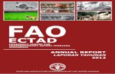 FAO · FAO ECTAD ANNUAL REPORT LAPORAN TAHUNAN 2012 Food and agriculture organization oF the united nations ... hPai h5n1 ke Pulau Jawa pada agustus 2012, dan penyebarannya ... laporan