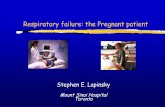Respiratory failure: the Pregnant patient - Critical Care Canada · respiratory failure accounts for 40 - 50% ie. about 1-2 per 1000 deliveries Account for about 1% of ICU admissions