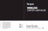 410-1689-206B / AMW51AP User Guide - Targuscdn.targus.com/web/hk/downloads/AMW51AP_user_guide.pdf · 410-1689-206B / AMW51AP N2953 ... Remove the battery cover from the top of the