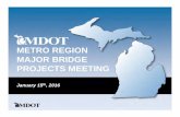 METRO REGION MAJOR BRIDGE PROJECTS MEETING · Bridge Replacements 2017-2018 I-75 Work Coordination with GHIB I-75 Modernization (Segment 1 D/B) ... 8,061.02 74.50 600,546 I‐75,