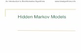 Hidden Markov Models - UCSD CSEbix.ucsd.edu/bioalgorithms/presentations/Ch11_HMM.pdf · • Hidden Markov Model • Decoding Algorithm • Forward-Backward Algorithm • Profile HMMs