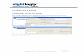 Prerequisite: Set the NTP Server · SightLogix, Inc. | +1 609.951.0008 | 02192016 r1 Configuring EXACQ Prerequisite: Set the NTP Server Before adding a Sightlogix device to Exacq,