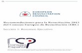 EUROPEAN RESUSCIT ATION COUNCIL - cercp.org · EUROPEAN RESUSCIT ATION COUNCIL Monsieurs KG, et al. European Resuscitation Council Guidelines for Resuscitation 2015. Section 1. Executive