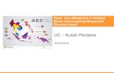 UC Kuliah Perdana .UC – Kuliah Perdana ... • Innovation Model of Good Governance – system and