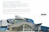 Events at the AGA - ZINC Restaurant / Zinc Catering · Events at the AGA With its soaring spaces, state–of-the-art . features, remarkable exhibitions and dramatic event spaces,