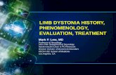 LIMB DYSTONIA HISTORY, PHENOMENOLOGY, EVALUATION, TREATMENT .limb dystonia history, phenomenology,