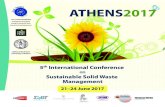 ATHENS2017athens2017.uest.gr/ATHENS2017agenda.pdf · The ATHENS2017 Conference aims to stimulate the interest of the scien- ... 4 million over an area of 412 km2. ... Università