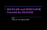 MATLAB and SIMULINK Tutorial for ELG3311rhabash/matlamsimulink.pdf · MATLAB and SIMULINK Tutorial for ELG3311 TAs Peng He and Saeed Salehi