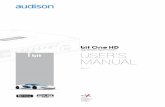 USER’S MANUAL - audison.eu · 8.12 SETUP ... - Quick Start Guide bit One HD ... Bit One HD accepts input PCM signals up to 192 kHz / 24 bit sampling frequency rate. So DOLBY DIGITAL