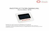 INSTRUCTION MANUAL - maurelma.ch · INSTRUCTION MANUAL Remote Meter: MT50 ... parameter Parameter Overall dimension 114 x 114 x 32.7mm 4.49 x4.49 x 1.29inches Mounting dimension