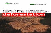 Wilmar's palm oil products continue to be associated with ... · Wilmar's palm oil products continue to be associated ... is clear that forest cover is still ... its palm oil products