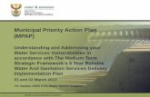 Municipal Priority Action Plan - Municipal Institute of Learning and Sanitation Master Class... · PRESENTATION TITLE Presented by: Name Surname Directorate Date Municipal Priority